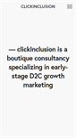 Mobile Screenshot of clickinclusion.com